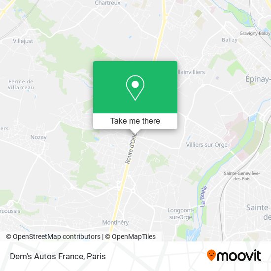 Dem's Autos France map