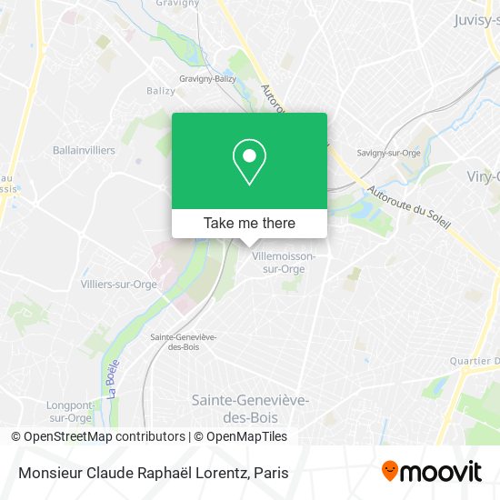 Monsieur Claude Raphaël Lorentz map