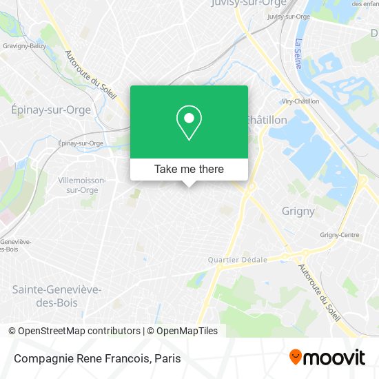Mapa Compagnie Rene Francois