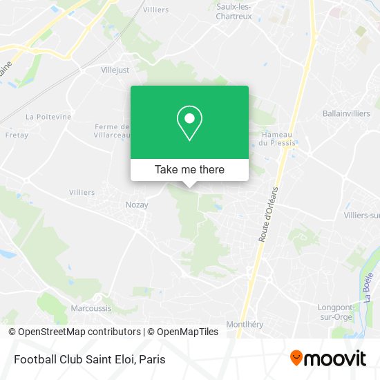 Football Club Saint Eloi map