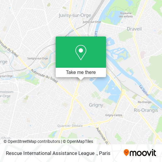 Rescue International Assistance League . map