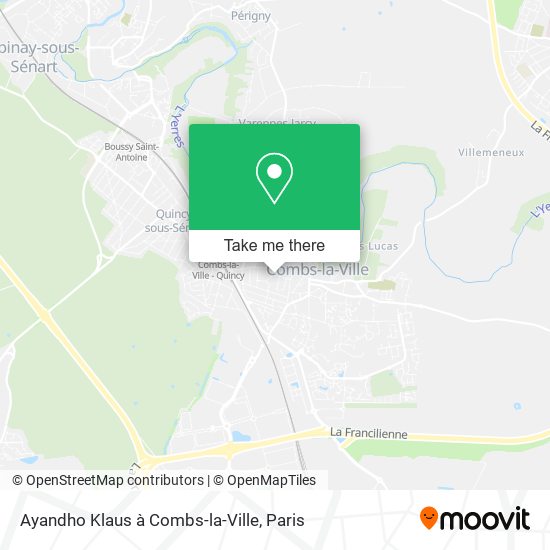 Ayandho Klaus à Combs-la-Ville map