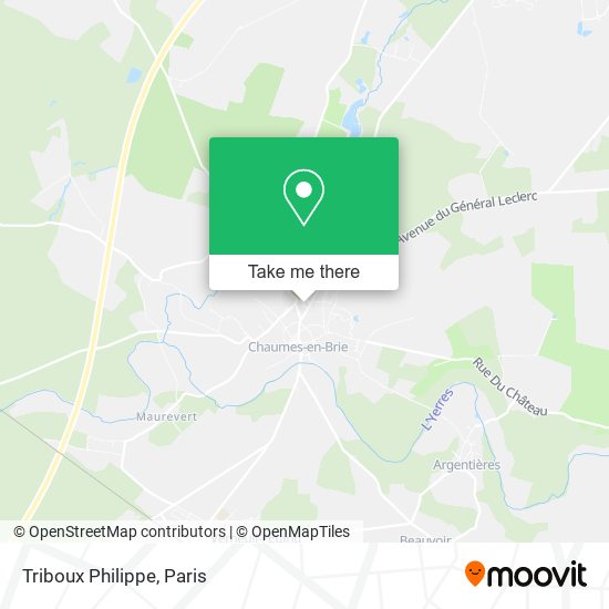 Triboux Philippe map