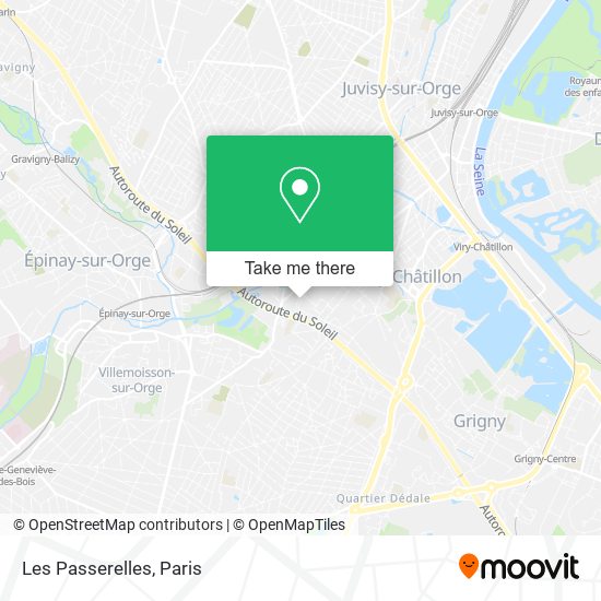 Les Passerelles map