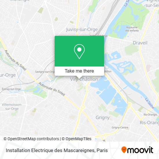 Installation Electrique des Mascareignes map