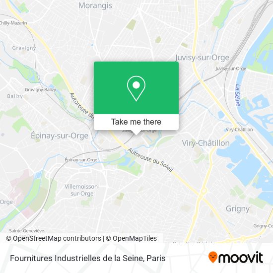 Fournitures Industrielles de la Seine map