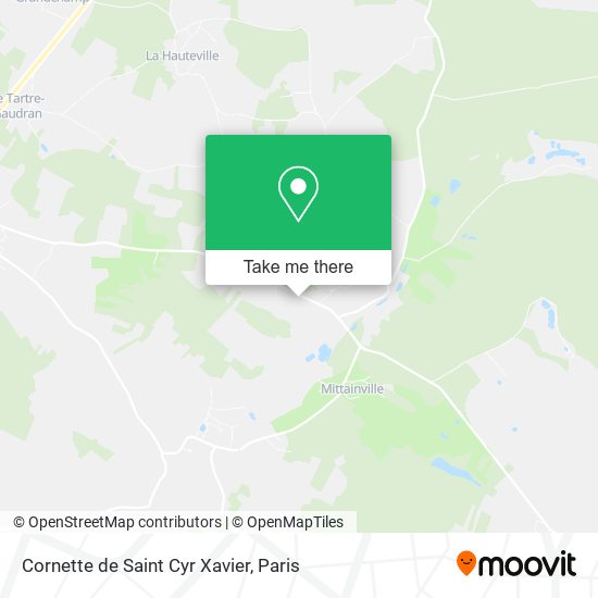 Cornette de Saint Cyr Xavier map