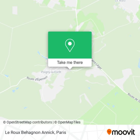Mapa Le Roux Behagnon Annick