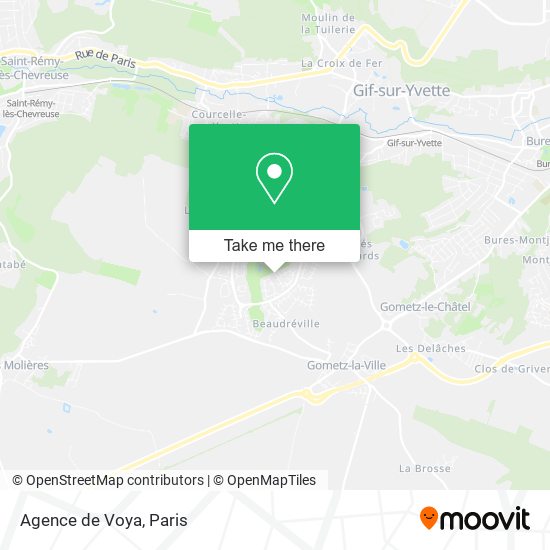 Agence de Voya map