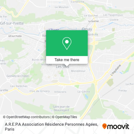 A.R.E.P.A Association Résidence Personnes Agées map
