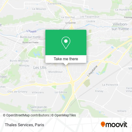 Thales Services map