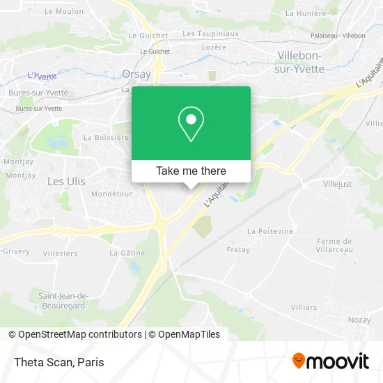 Theta Scan map