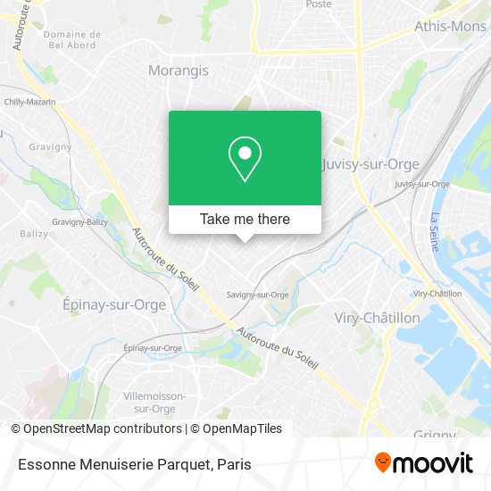Essonne Menuiserie Parquet map