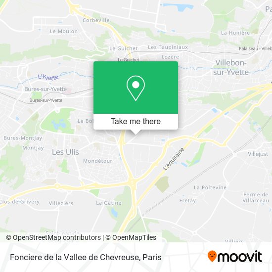 Fonciere de la Vallee de Chevreuse map