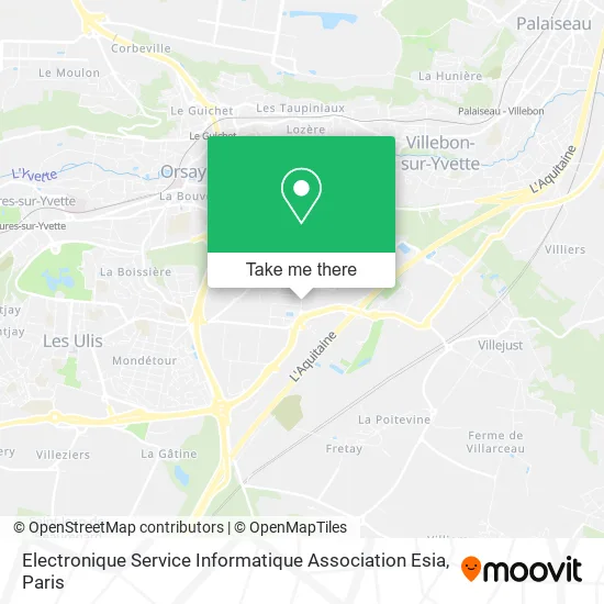 Electronique Service Informatique Association Esia map