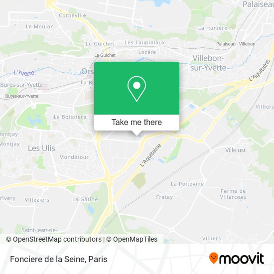 Mapa Fonciere de la Seine
