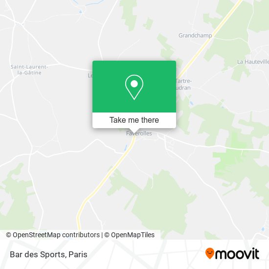 Bar des Sports map