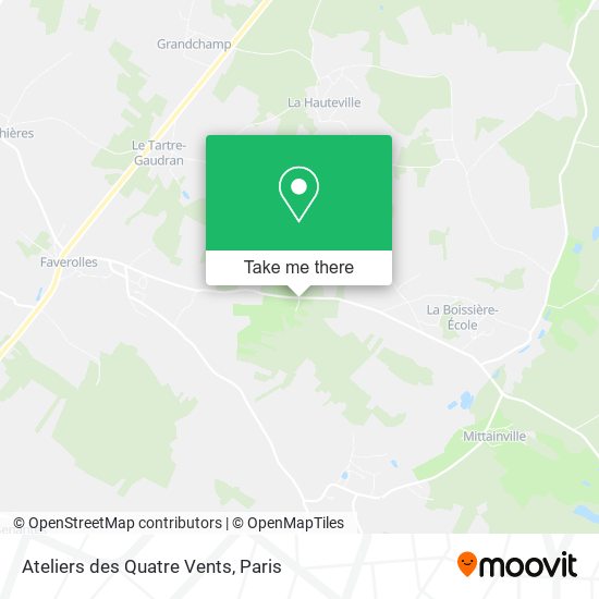 Ateliers des Quatre Vents map