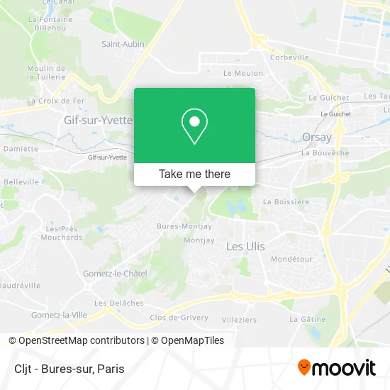 Cljt - Bures-sur map