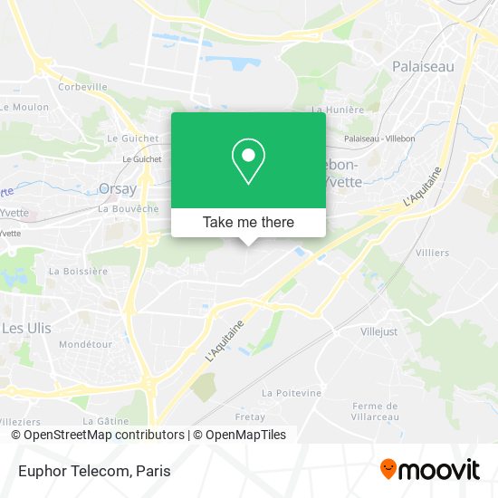 Euphor Telecom map