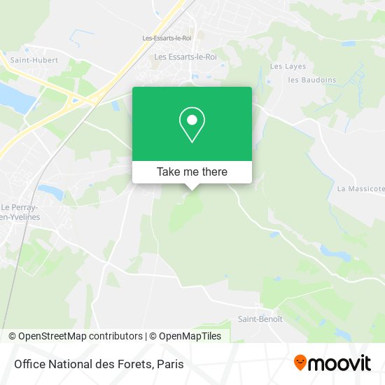 Mapa Office National des Forets