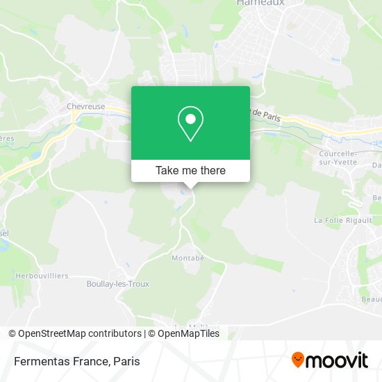 Mapa Fermentas France