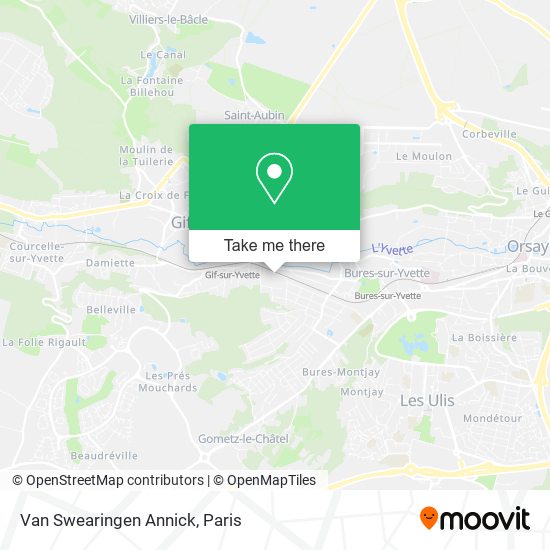 Mapa Van Swearingen Annick
