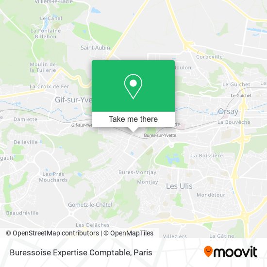 Buressoise Expertise Comptable map