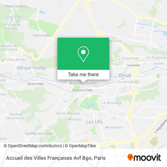 Accueil des Villes Françaises Avf Bgo map