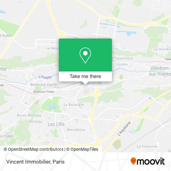 Vincent Immobilier map