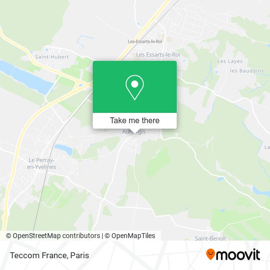 Mapa Teccom France