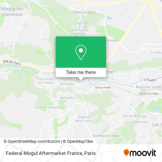 Mapa Federal Mogul Aftermarket France