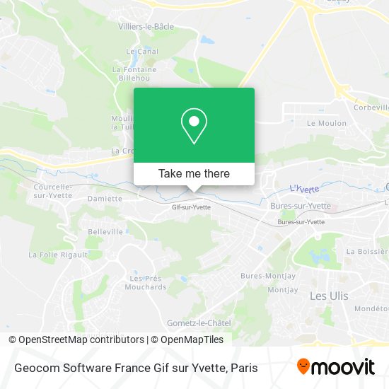 Geocom Software France Gif sur Yvette map