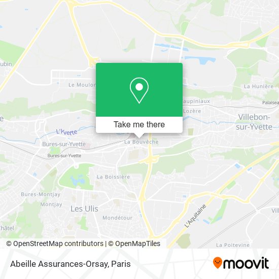 Mapa Abeille Assurances-Orsay