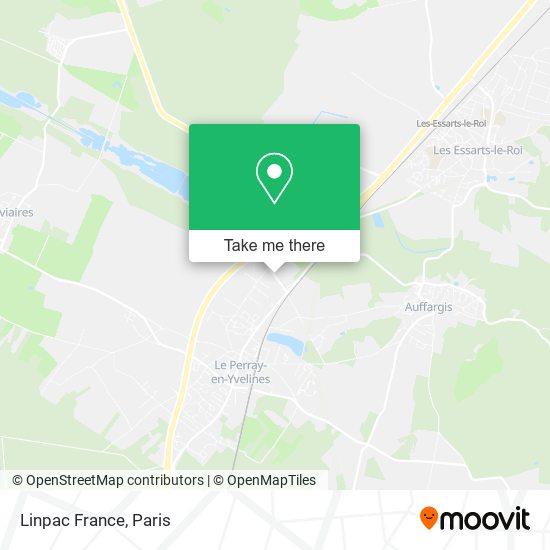 Linpac France map