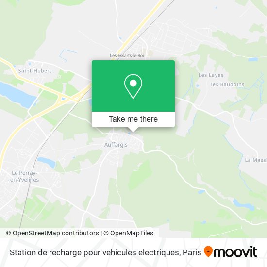 Mapa Station de recharge pour véhicules électriques