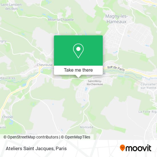 Ateliers Saint Jacques map