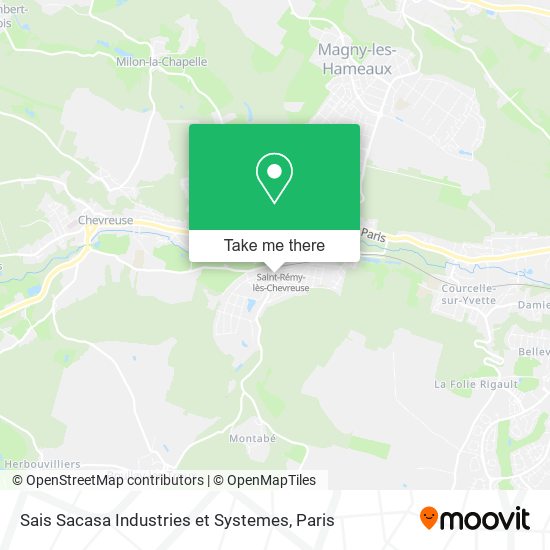 Mapa Sais Sacasa Industries et Systemes