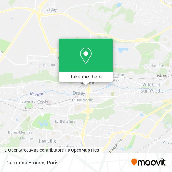 Campina France map