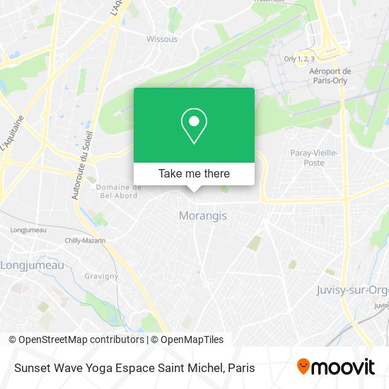 Sunset Wave Yoga Espace Saint Michel map