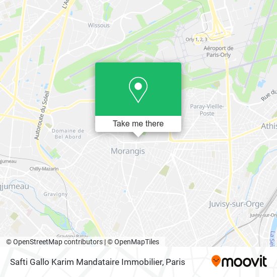 Safti Gallo Karim Mandataire Immobilier map