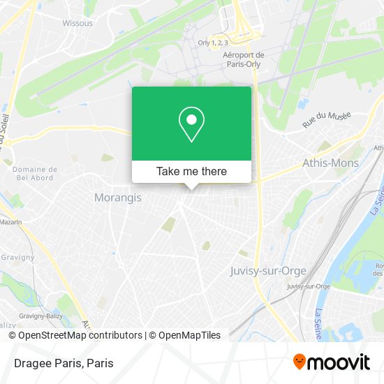 Mapa Dragee Paris