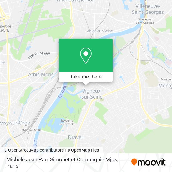 Michele Jean Paul Simonet et Compagnie Mjps map