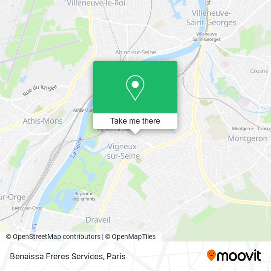 Benaissa Freres Services map