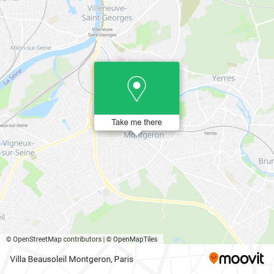 Villa Beausoleil Montgeron map
