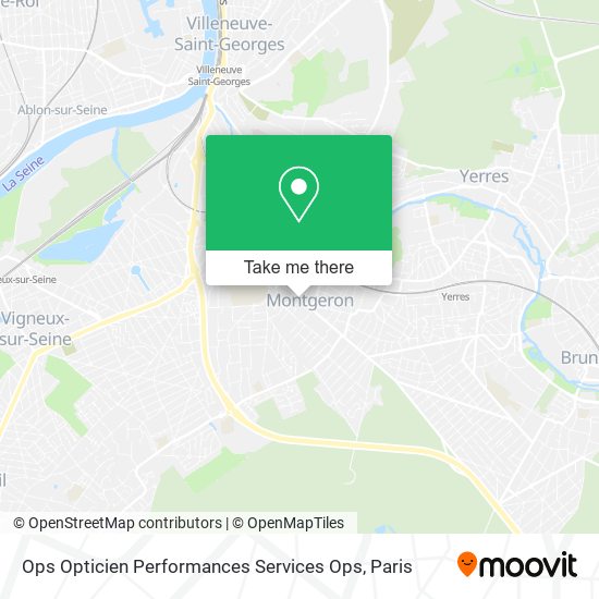 Ops Opticien Performances Services Ops map