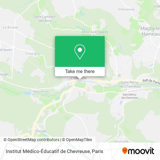 Institut Médico-Éducatif de Chevreuse map