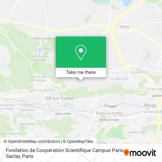 Fondation de Coopération Scientifique Campus Paris Saclay map