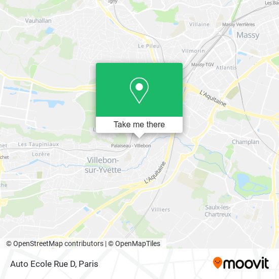 Mapa Auto Ecole Rue D