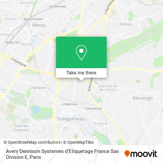 Avery Dennison Systemes d'Etiquetage France Sas Division E map